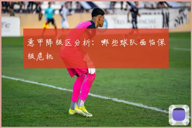 意甲降级区分析:哪些球队面临保级危机